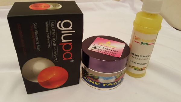 Acne spot face cream set