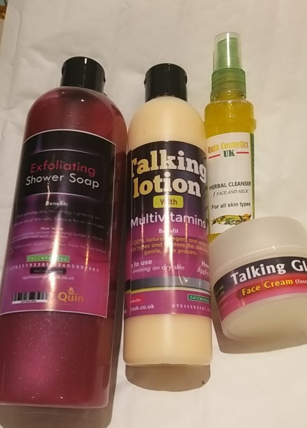 Talking lotion mini set  lotion 250ml ( super whitening