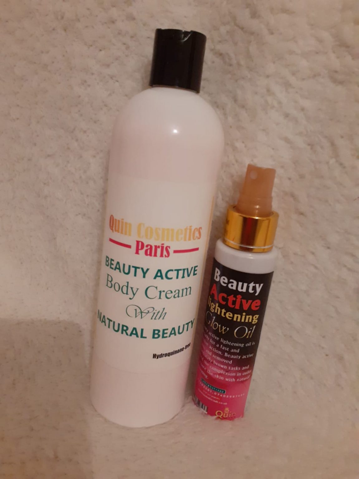 Beauty active lotion and oil Quincosmetics Official
