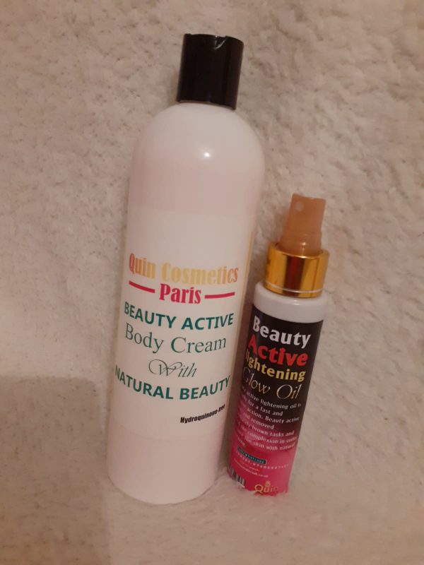 Beauty active lotion and oil