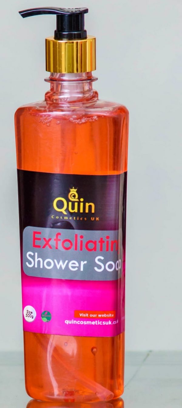 EXFOLIATING SHOWER GEL ( for stubborn skin)