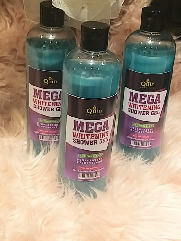 Mega whitening shower gel