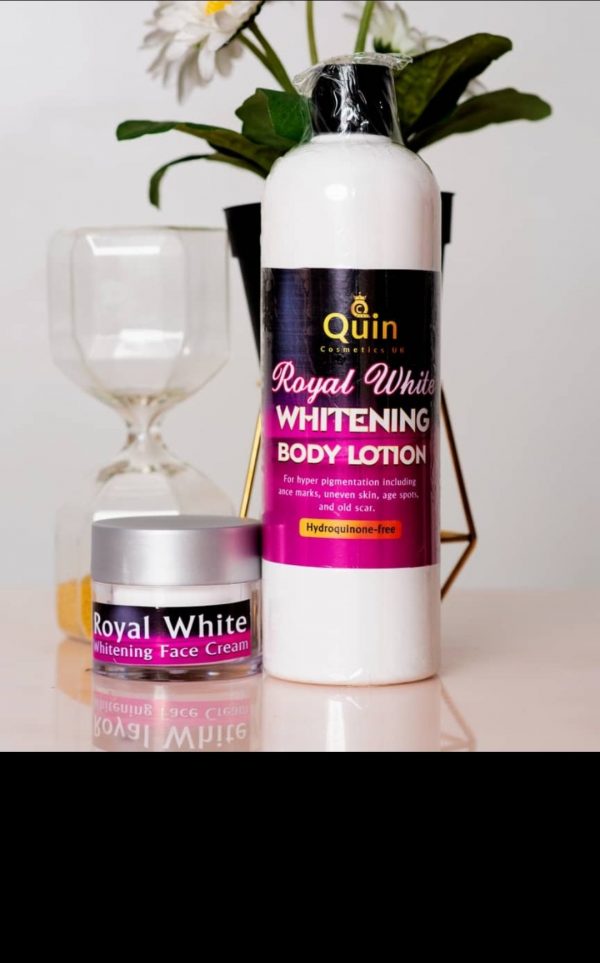 ROYAL WHITE LOTION AND FACE CREAM