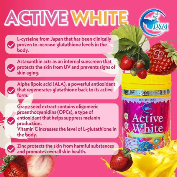 ACTIVE WHITE GLUTATHIONE COLLAGEN GLOW - Image 2